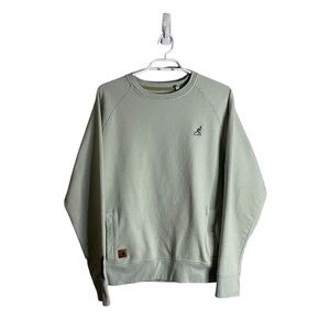 Kangol Women's Pale Green Crewneck Sweatshirt